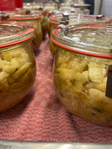 Spaetzle crème lardons