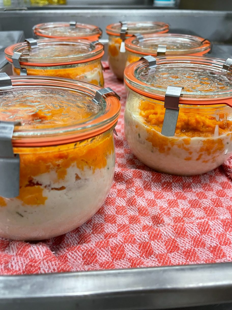 Filet de Cabillaud et purée de patate Douce Filet de Cabillaud et purée de patate Douce